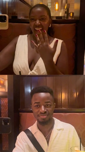 The dinner after the proposal💍🤍