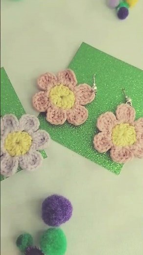 🌼🌸Aretes, pendientes, aros tejidos a crochet paso a paso🌼🌸