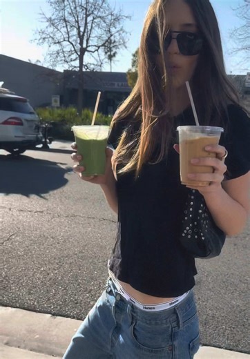 Realized I had free will and could order a matcha and a latte