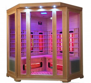 [Hot Item] Full Spectrum Color Lights Corner Infrard Sauna Room