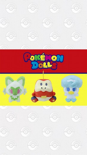 New Generation 9 Pokedolls Revealed at Pokemon Center
