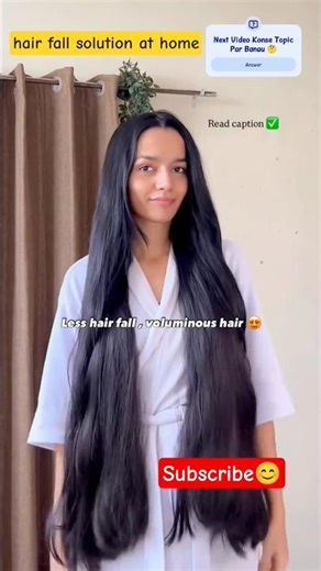 hair fall solution at home 🧿🏡 Hair Growth Tips II Hair Care Tips#haircare #hair #shorts #hairfall