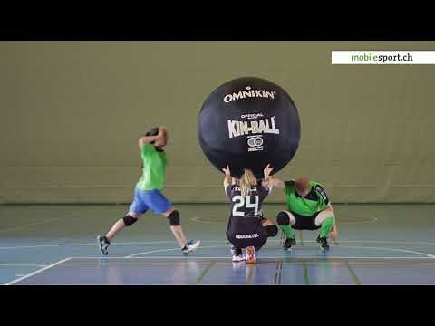 Kin-Ball: Frappe poussée mains séparées