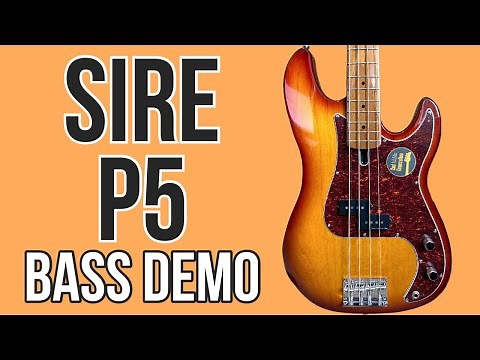 Sire P5 Bass Guitar Sound Demo - Marcus Miller - PBass