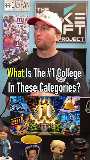 What Is The Number 1 College In These Categories? #fyp #college #sports #party #academic