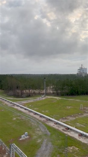 E Test Complex team members enjoyed a scenic morning view ☀️ atop the E-1 Test Stand as they concluded a busy week of providing world-class test capabilities. The team looks forward to another exciting week ahead at the test complex. 🔥☁️ | NASA's John C. Stennis Space Center