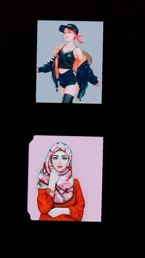 Diverse Female Characters in Vibrant Animated Frames