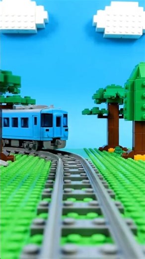 【ブロックの世界（３０）】和田岬線103系（水色・四角い車体）をレゴで再現！#shorts #ai動画