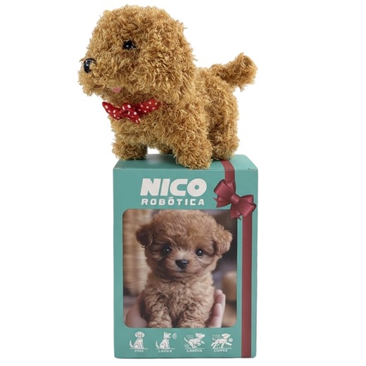 Electronic Realistic Robot Dog Interactive Plush Puppy Toy Acts Like A Real Puppy Animal Dog Battery Operated Toy