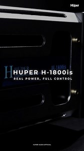 HUPER H-1800is Power Amplifier: Real Power & Control