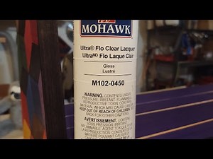 Applying aerosol lacquer Mohawk