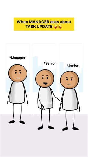 When MANAGER asks about TASK UPDATE 😛😛#instagood #meme #funny #corporatememes #funnymemes