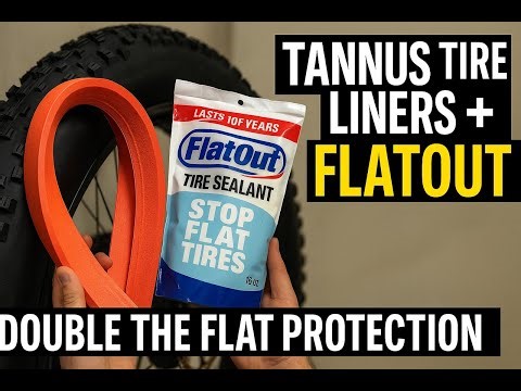 No More Flats! Tannus Tire Liners + FlatOut Install Hunting E Bike Ready