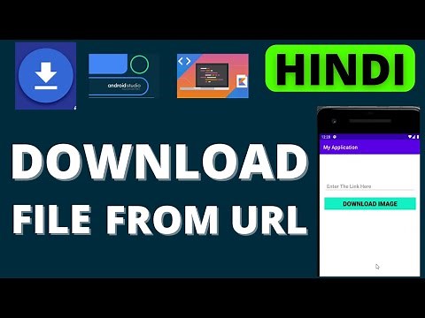 How to Download File From URL using Download Manager Kotlin Android Studio