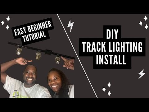 HOW TO INSTALL LITHONIA TRACK LIGHTING KIT| DIY TRACK LIGHT
