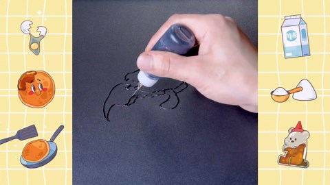 Making Scooby-Doo Pancake Art 🥞 – Fun & Creative Design