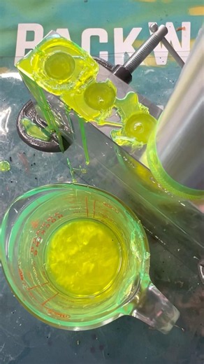 DIY chartreuse swim baits