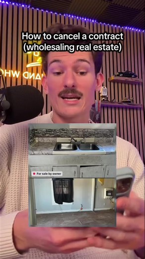 If you NEED TO CANCEL A CONTRACT, copy this. Quick and easy voice memo that won't leave a bad taste in the mouth of the realtor/seller. #Fyp #LearnOnTikTok #Realestate #realestateinvesting #entrepreneur