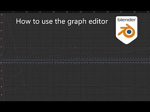 How to use the graph editor in Blender