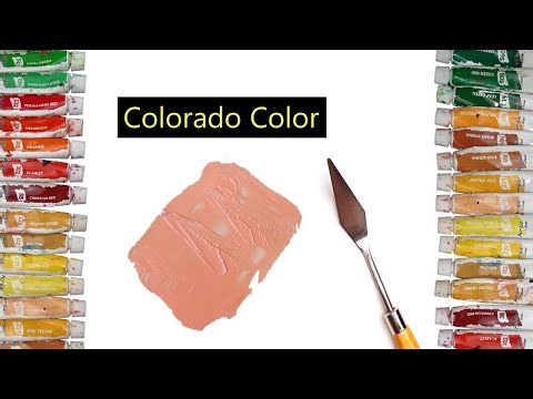 How To Make Colorado Color - Mixing Acrylic Colors