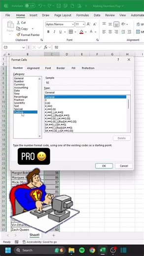How to make numbers POP in Excel‼️