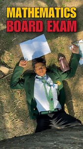 5.1M views · 4.5K reactions | Kaisa bhi exam hua ho, khatam to hua沈 . . . . [ Board Exam, Maths, Maths Exam, CBSE, Exams memes, Class 10th, Study memes, Mini vlog, comedy ] | Aaditya Shukla | Facebook
