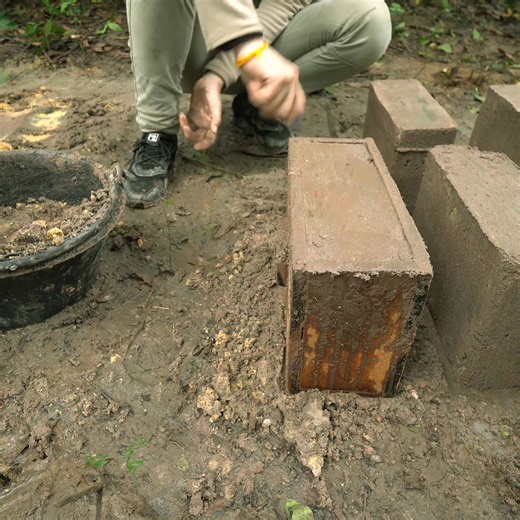 building survival Brick House In wild #survival #bushcraft #camping | Bushcraft Skills