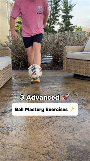 3 advanced ball mastery exercises 🚀⚽️#soccer #football #futbol