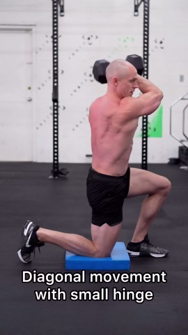 Alex Lueth | #1 Natural Online Coach | Athletic core exercise! Dig and chop - Diagonal movement with a small hip hinge - Avoid arching your back - Contract glutes You can... | Instagram