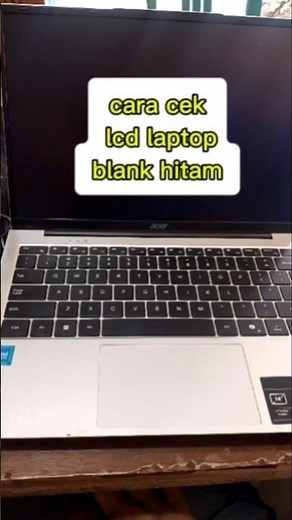 How to check a blank black laptop LCD #laptopservice #laptoprepair #nodisplayfix #blanklaptop