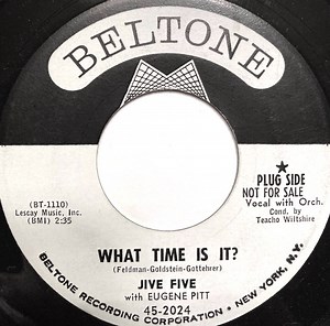 Jive Five with Eugene Pitt - What Time Is It?