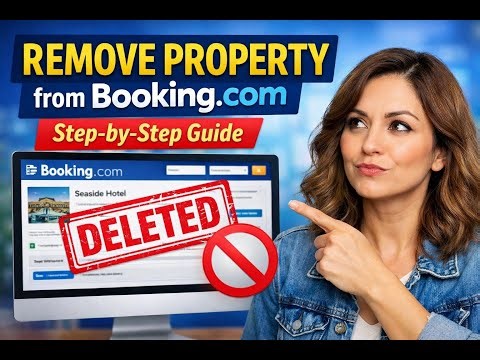 How to Delete Your Property from Booking.com Permanently