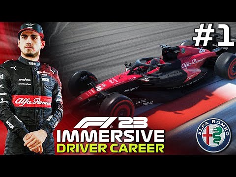 F1 23 Immersive Driver Career Mode #1 (Alfa Romeo) | THE BEGINNING