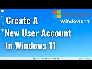 How to Create a New User Account in Windows 11 (Easy Way)