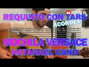 Mochila Versace - Natanael Cano - Requinto con Tabs - Guitarra tutorial