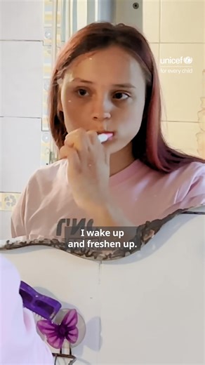 Vika, 16, isn’t just witnessing war – she’s growing up in it. In Chuhuiv, a city near the frontline in Ukraine, explosions echo almost every day. Yet Vika keeps learning, dreaming and finding strength at home, a place where she feels safe, loved and free to be herself. This #WorldChildrensDay, and every day, let’s protect every child’s right to be loved and live in peace. | UNICEF