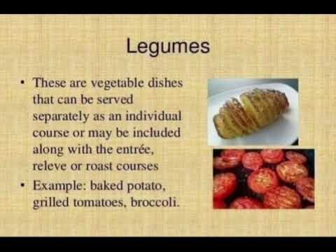 French classical menu