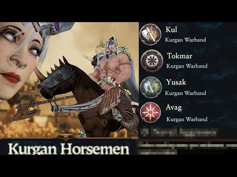Something's Very Wrong with the Kurgan Tribe Factions in Total war Warhammer 3