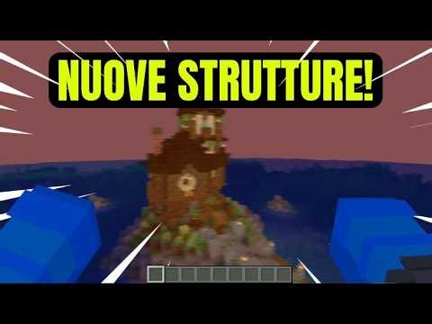 ESPLORO LE NUOVE STRUTTURE SU MINECRAFT! - MINECRAFTITA