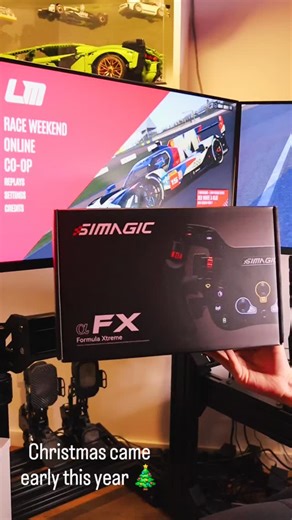 SN4KERZZ on Instagram: "New wheel = faster lap times, that's a fact! Especially when it's a Formula FX-C wheel by @simagicofficial. Perfect Christmas gift from Santa 🎅 BMW M4 GT3 EVO at Spa in @lemansultimate Ferrari SF-25 at Monza in @assettocorsa evo #simracing #simracer #simracingsetup #simagic #simagicalphamini #formula #formula1 #gt3 #assetocorsa #assettocorsaevo #lemansultimate #lmu #simracinghardware #sim #simracingrig #monza #spafrancorchamps #bmwm #ferrari"