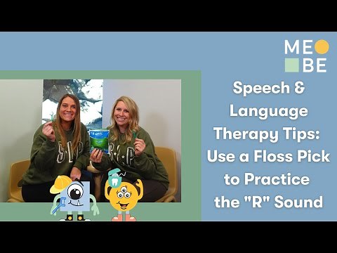 Speech and Language Therapy Tips: Use a Floss Pick to Practice the "R" Sound