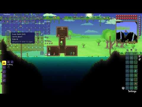 Grass Seeds guide, where to get these seeds to grow grass on your dirt in Terraria 1.4.4