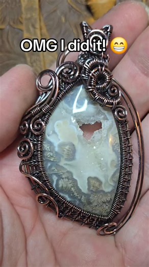 56 reactions · 4 comments | ✨This pendant is more than a piece of jewelry. It’s a reminder that even when we lose a part of ourselves — creativity, trust, flow — we can fight our way back. If you’re on that journey too, may this be proof that your spark isn’t gone, just waiting to reconnect. #healingjourney #grateful #handmadejewelry #resilience #findyourflow #wireart #artist #disabledartist | Rock Your World: Rock Shop, Jewelry Studio, Online Boutique & Guided Tours | Facebook