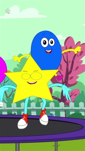 Five Little Shapes #shapes #countingsong #shapes #nurseryrhymes #kidssongs