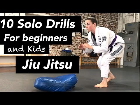 10 SOLO JIUJITSU DRILLS- For beginners and kids!