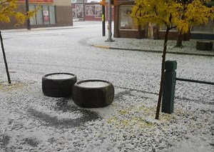 Hail beats up Merritt