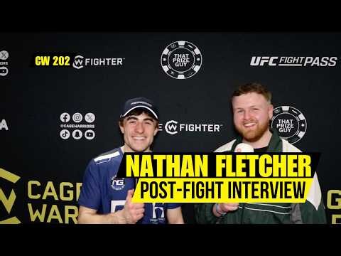"I AM WORLD LEVEL" | Cage Warriors 202 Nathan Fletcher Post-Fight Interview