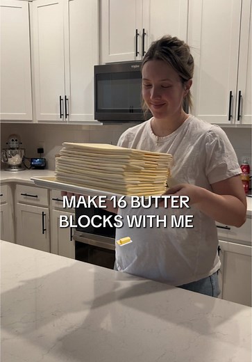 How to Make Butter Blocks for Croissants