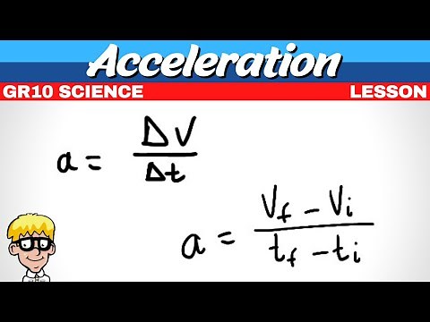 Acceleration Grade 10 Science