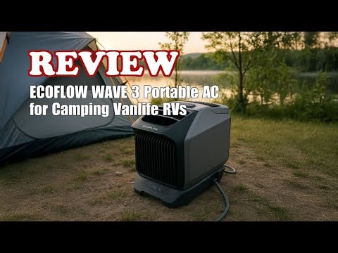 EF ECOFLOW WAVE 3 Portable AC Review: 6100 BTU Cooling, 8H Battery for Camping 2025